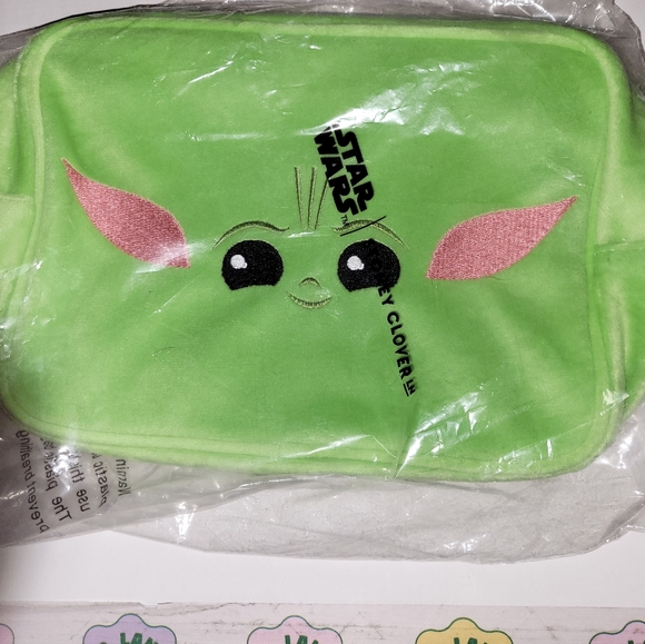 Stoney clover lane  STAR WARS  Grogu™ Plush Large Pouch   nwt - Picture 3 of 4